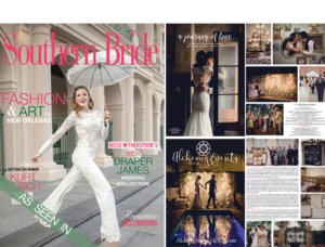 Jake & Morgans feature in Southern Bride Magazine