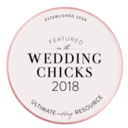 Featured on the Wedding Chicks 2018